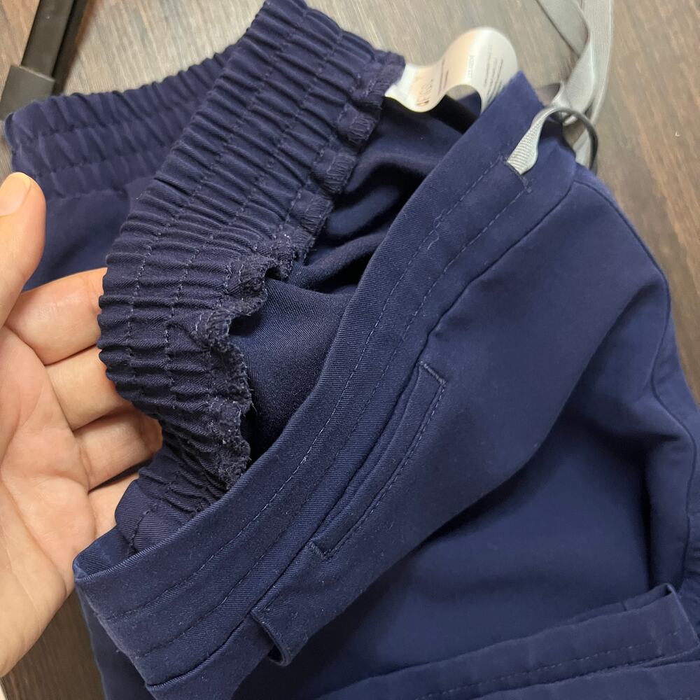 FIGS Yola Scrub Pants Navy Blue Jogger Drawstring Medical Size M - Picture 13 of 13